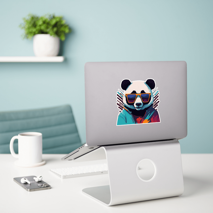Cool Panda with Retro Vibes