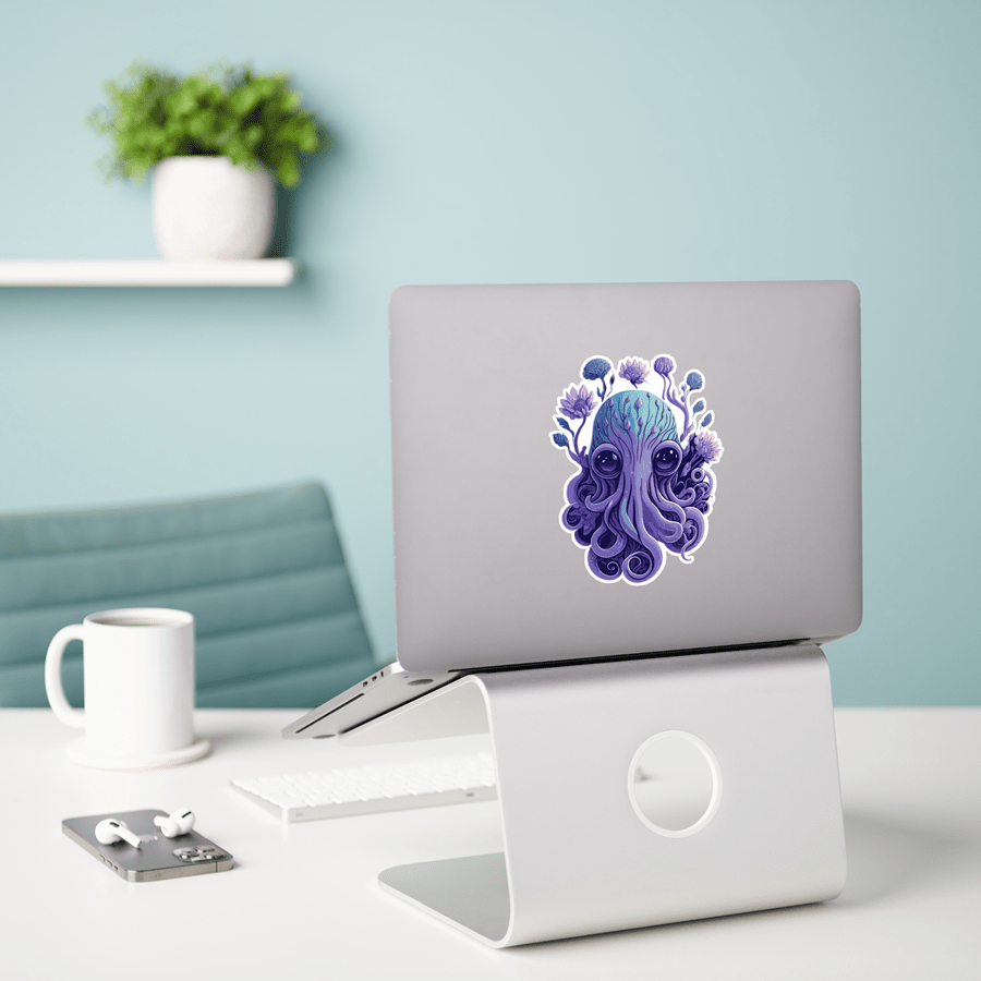 Octopus Art Sticker