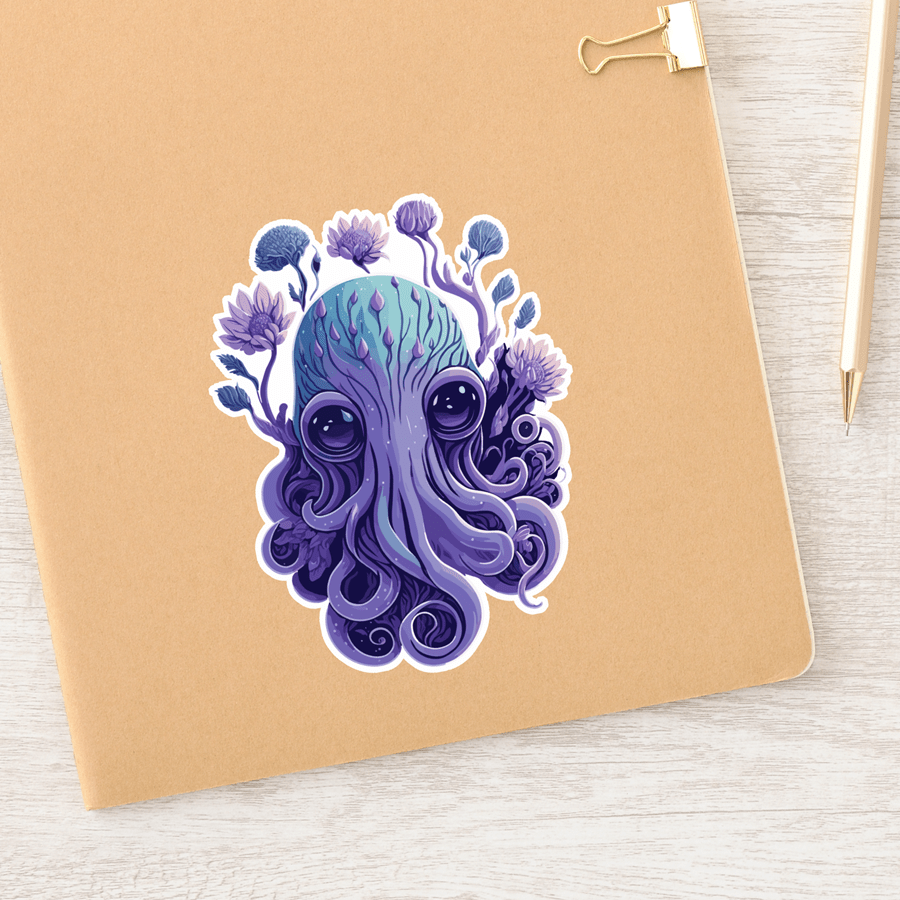 Octopus Art Sticker - Image 4