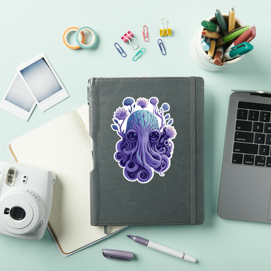 Octopus Art Sticker
